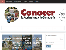 Tablet Screenshot of conocerlaagricultura.com